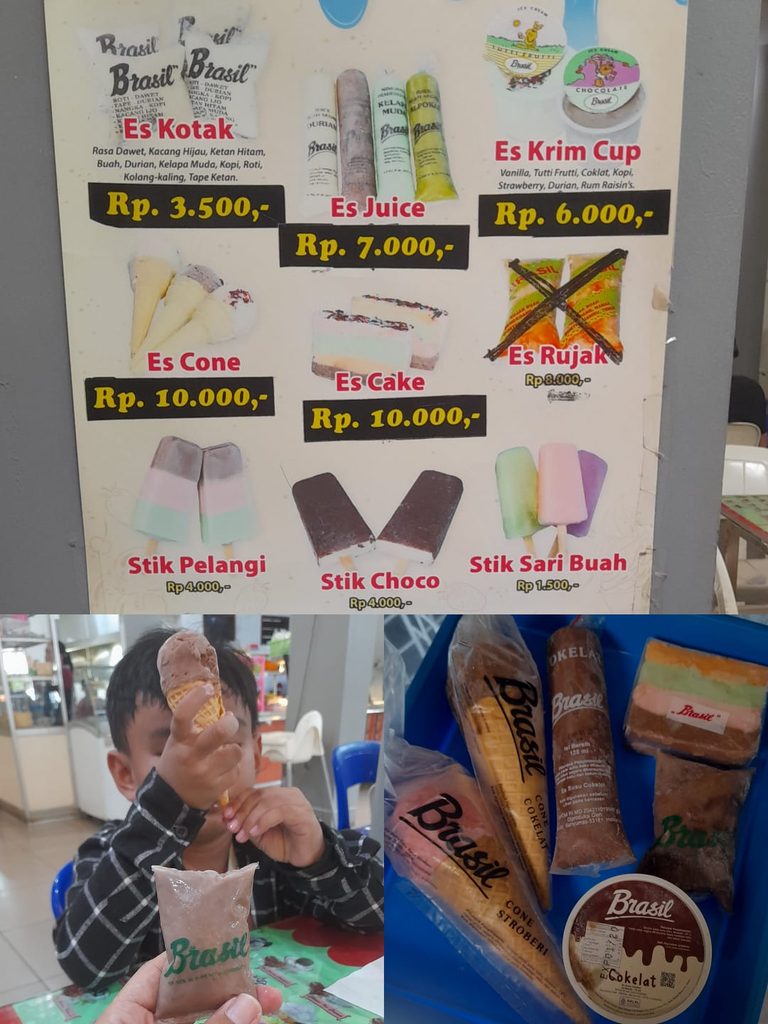 Es Krim Brasil merupakan kuliner khas Purwokerto.