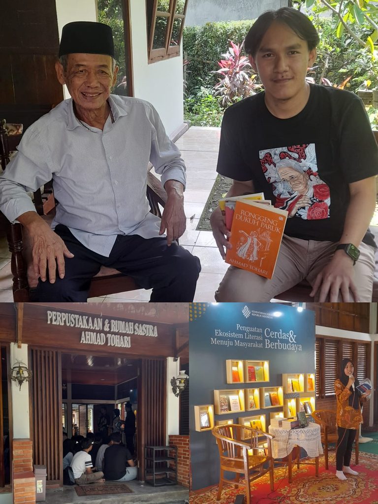 Perpustakaan dan Rumah Sastra Ahmad Tohari di Purwokerto.