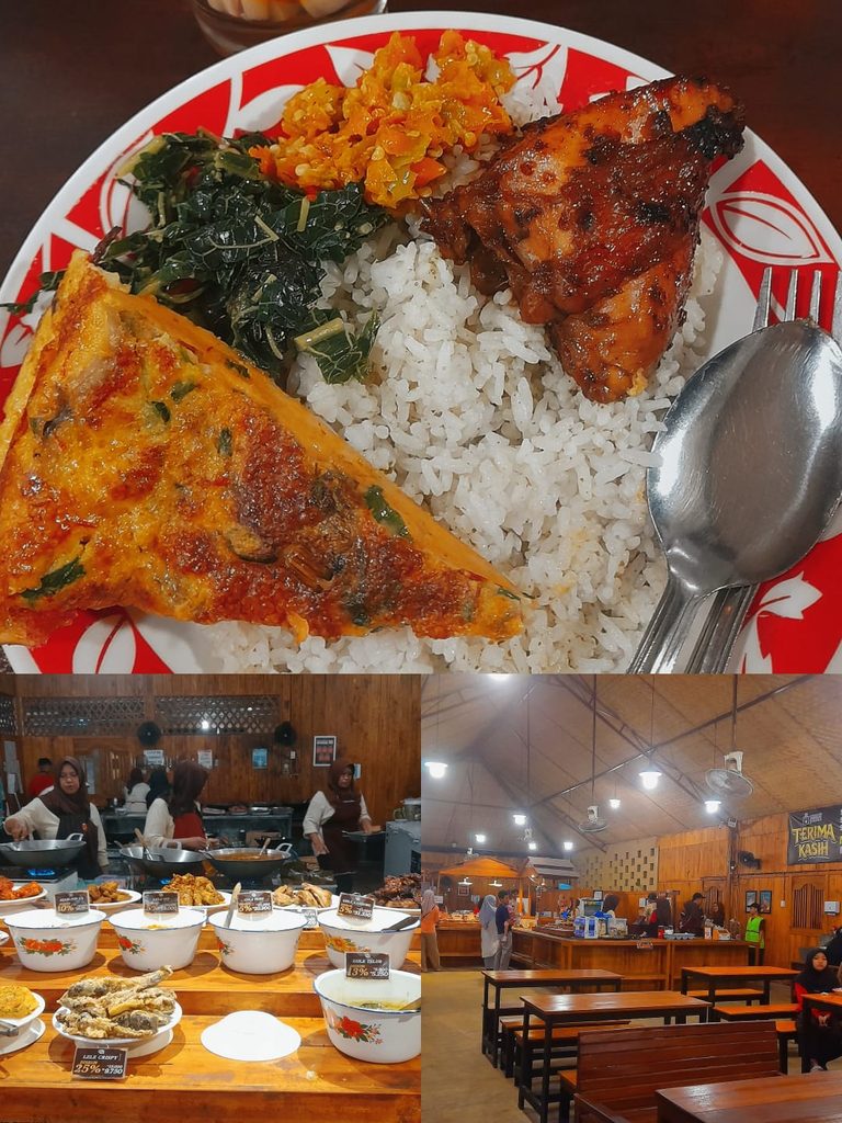 Menu Variatif di Rumah Makan Mampir Pawon di Purwokerto.