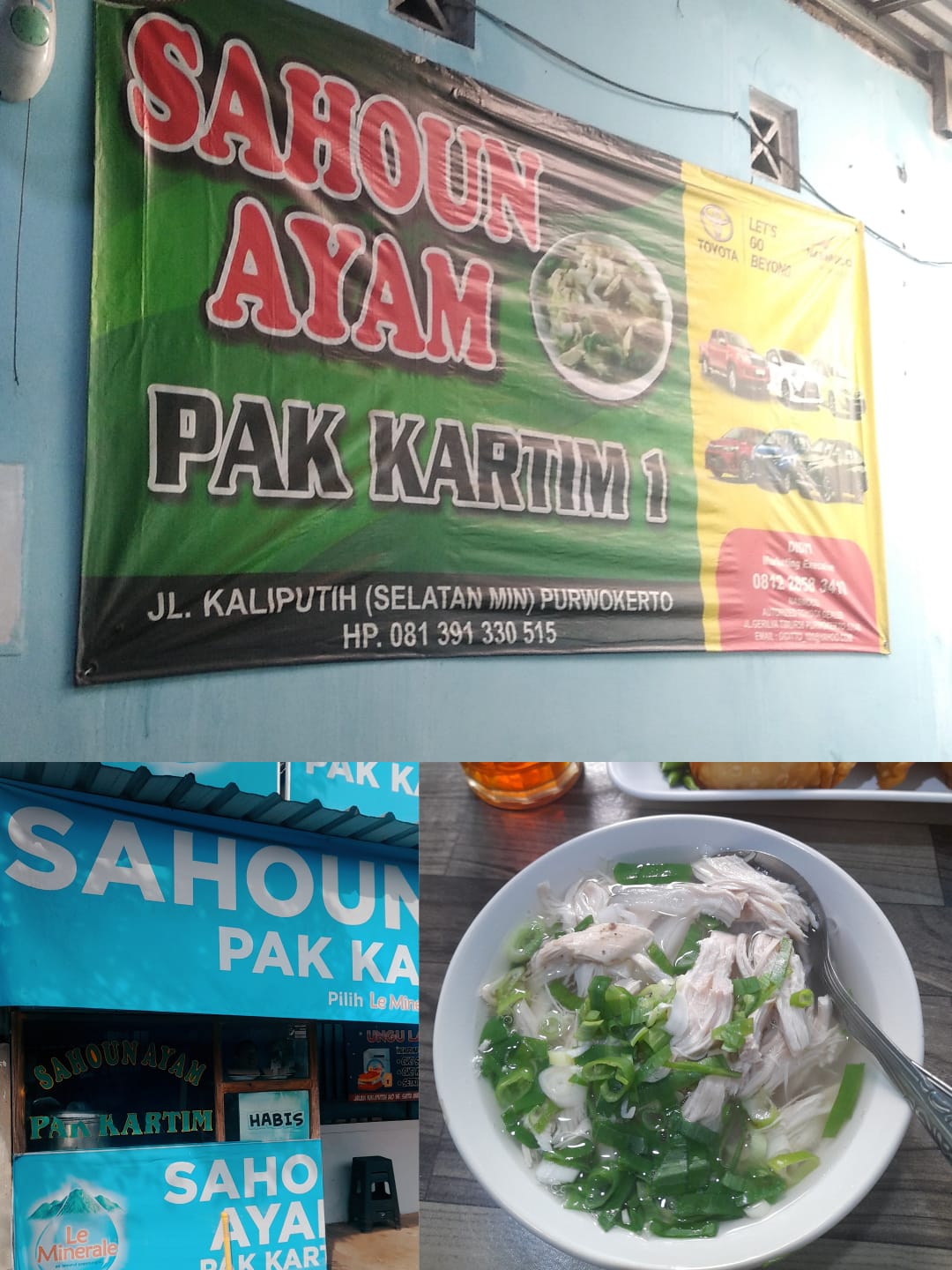 Sahoun Pak Kartim Purwokerto cocok untuk sarapan